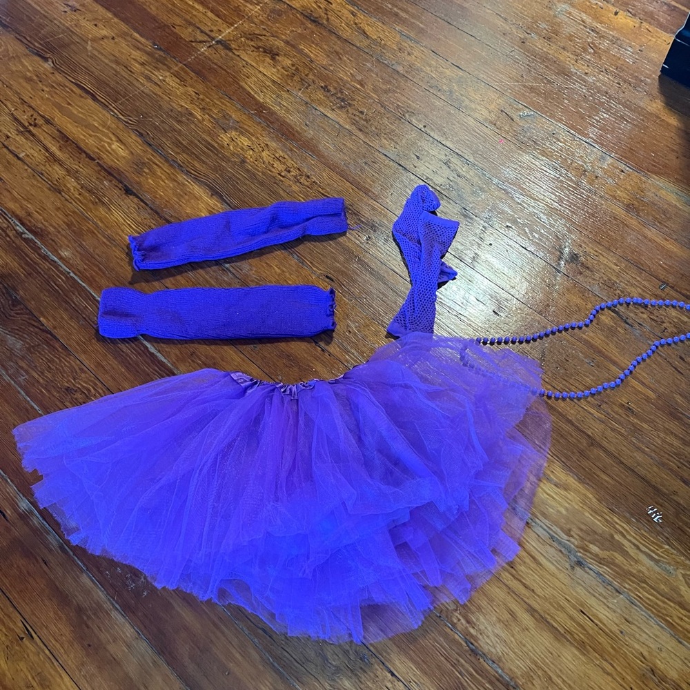 Amazon Purple Kids Dance Tutu Set